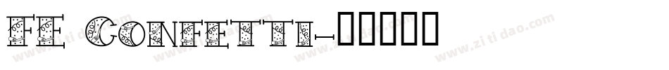 FE Confetti字体转换